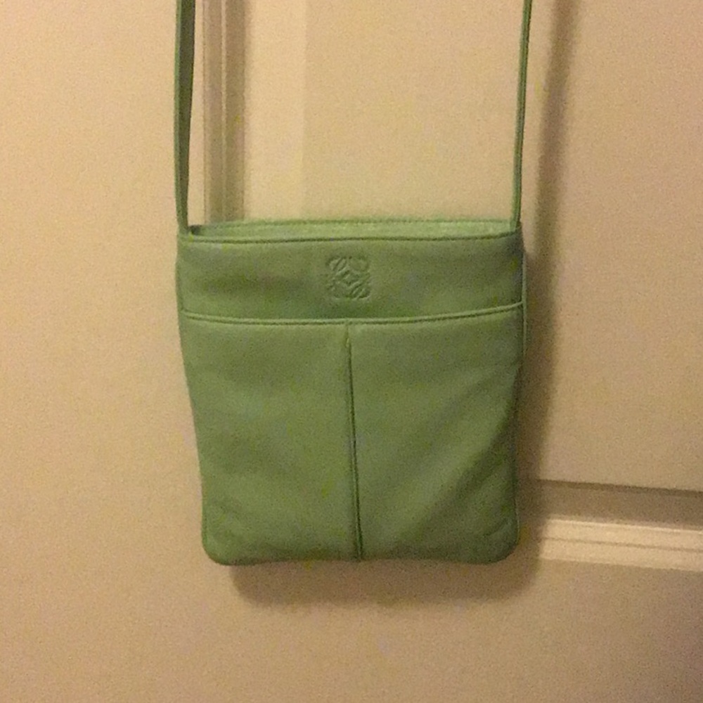 Loewe Mint Crossbody Lambskin Purse
